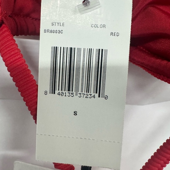 Beach Riot Red Triangle Bikini Top - Picture 4 of 6